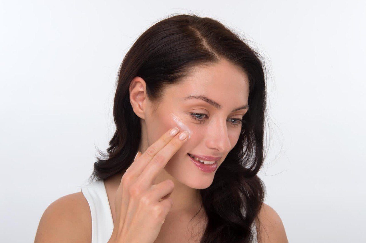 Facial treatment in the RA Beauty treatment room