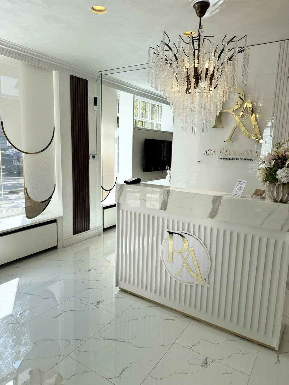 Interieur van de skin & beauty studio in Antwerpen