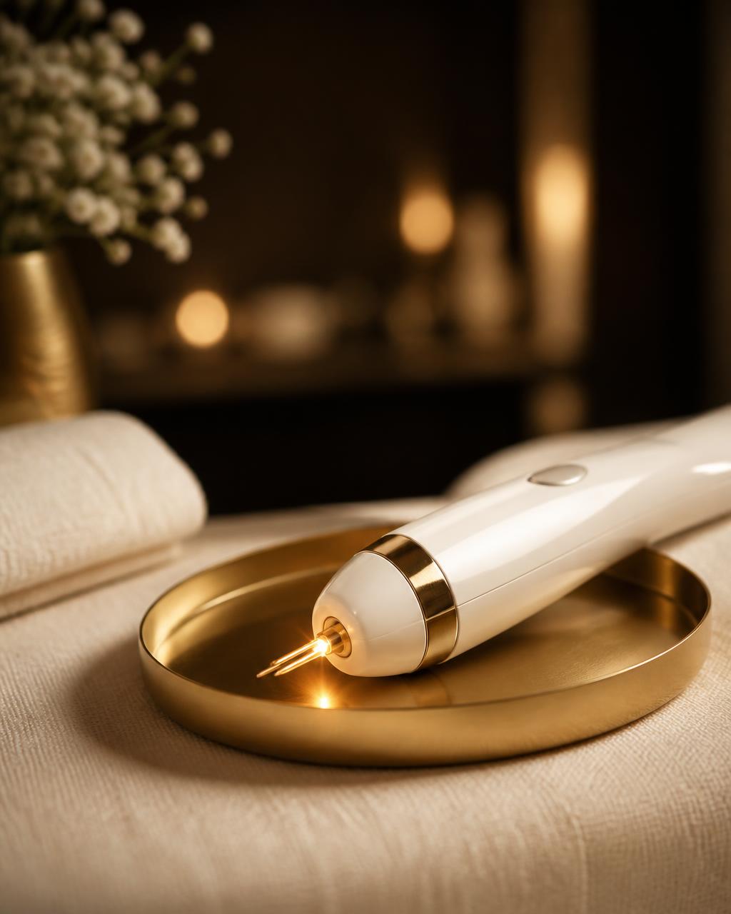 Device treatment in the RA Beauty treatment room