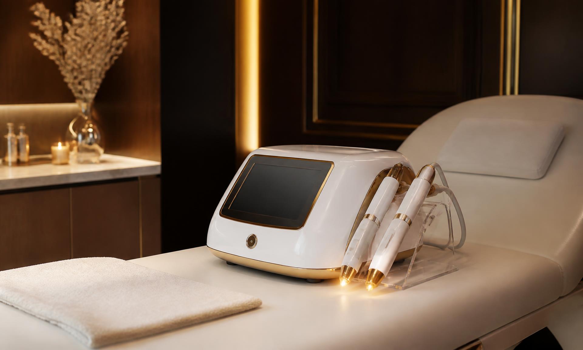 Device treatment in the RA Beauty treatment room