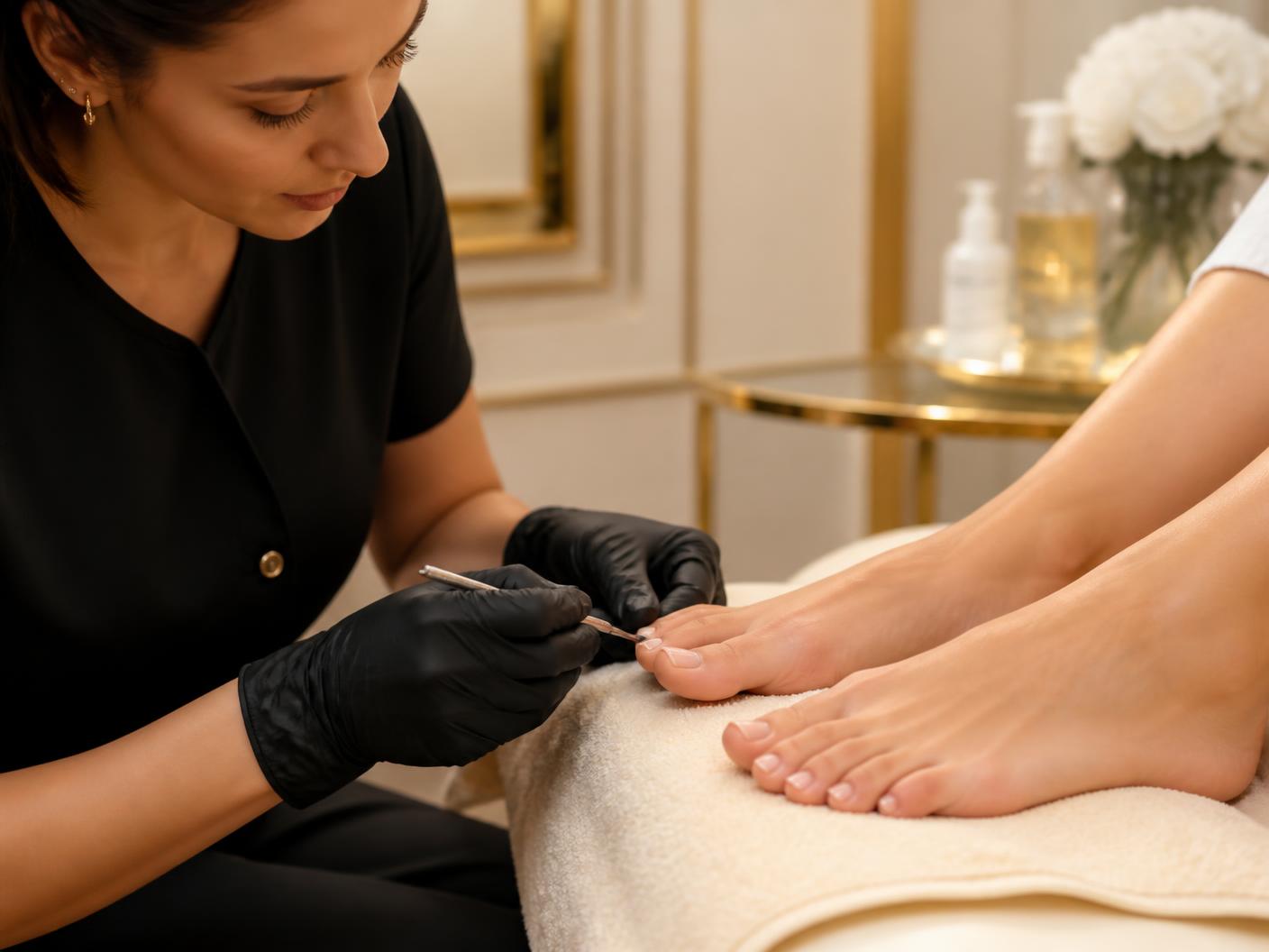 Pedicure behandeling bij RA Beauty