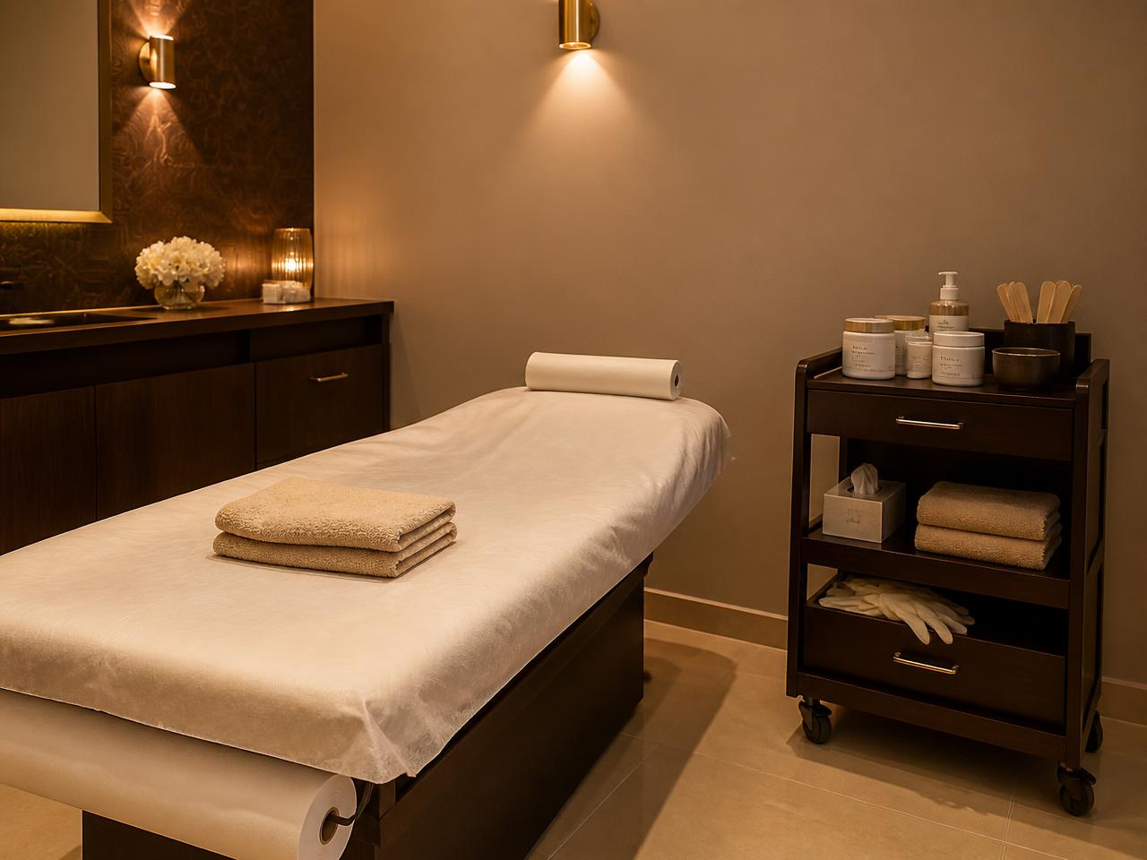 Waxontharing in de behandelcabine van RA Beauty